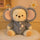 MooMooBears -  Creamy Coral (30cm)