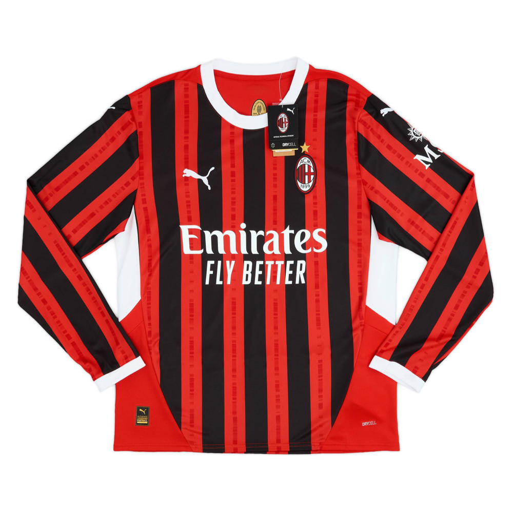 2024-25 AC Milan 1st Long Sleeve Kit