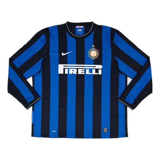 2009-10 FC Internazionale Milano Home Long Sleeve Kit