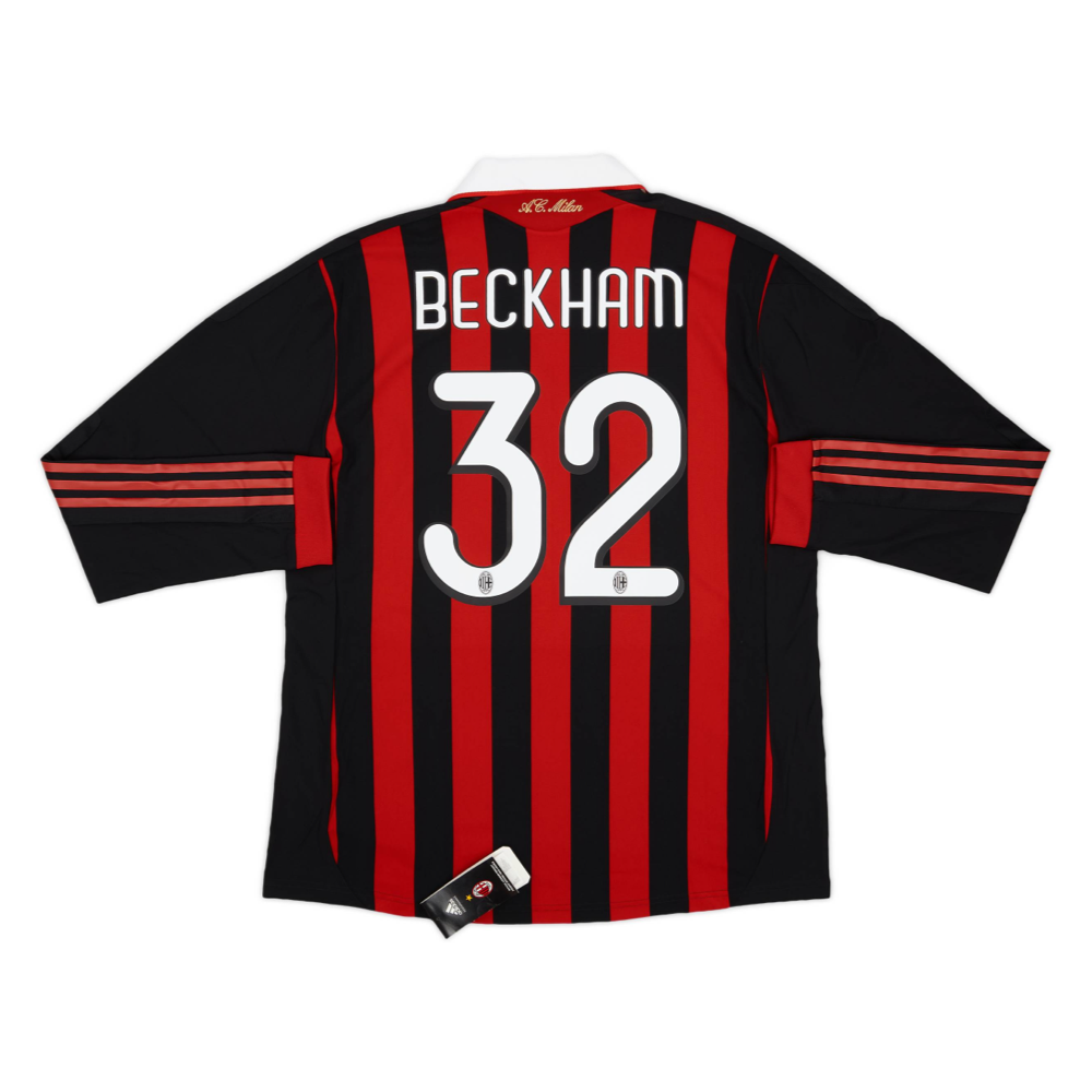 2009-10 AC Milan Home Long Sleeve Jersey