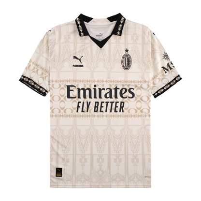 2023-24 AC Milan x Pleasures Special Edition Beige Jersey