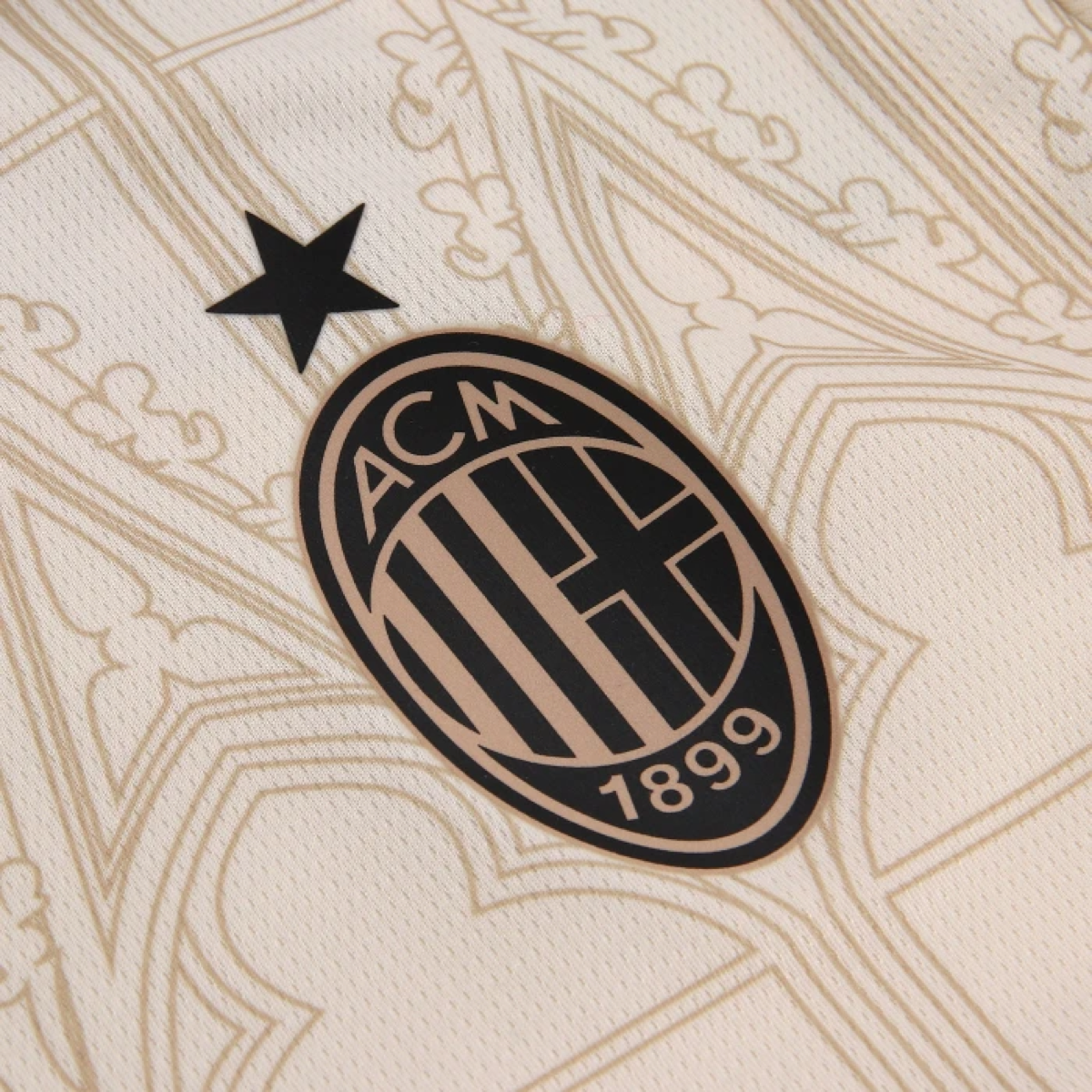 2023-24 AC Milan x Pleasures Special Edition Beige Jersey