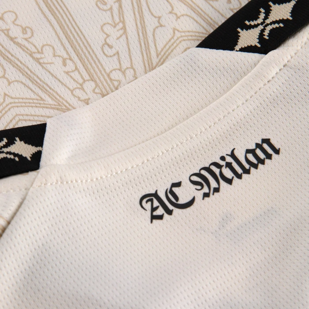 2023-24 AC Milan x Pleasures Special Edition Beige Jersey